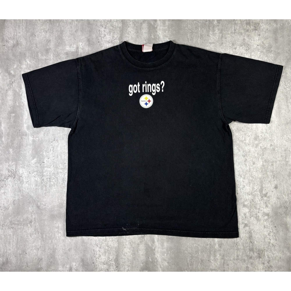 Vintage Pittsburgh Steelers Got Rings? T Shirt Superbowl Championship XL